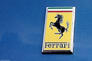 Ferrari 250 Emblem - blue